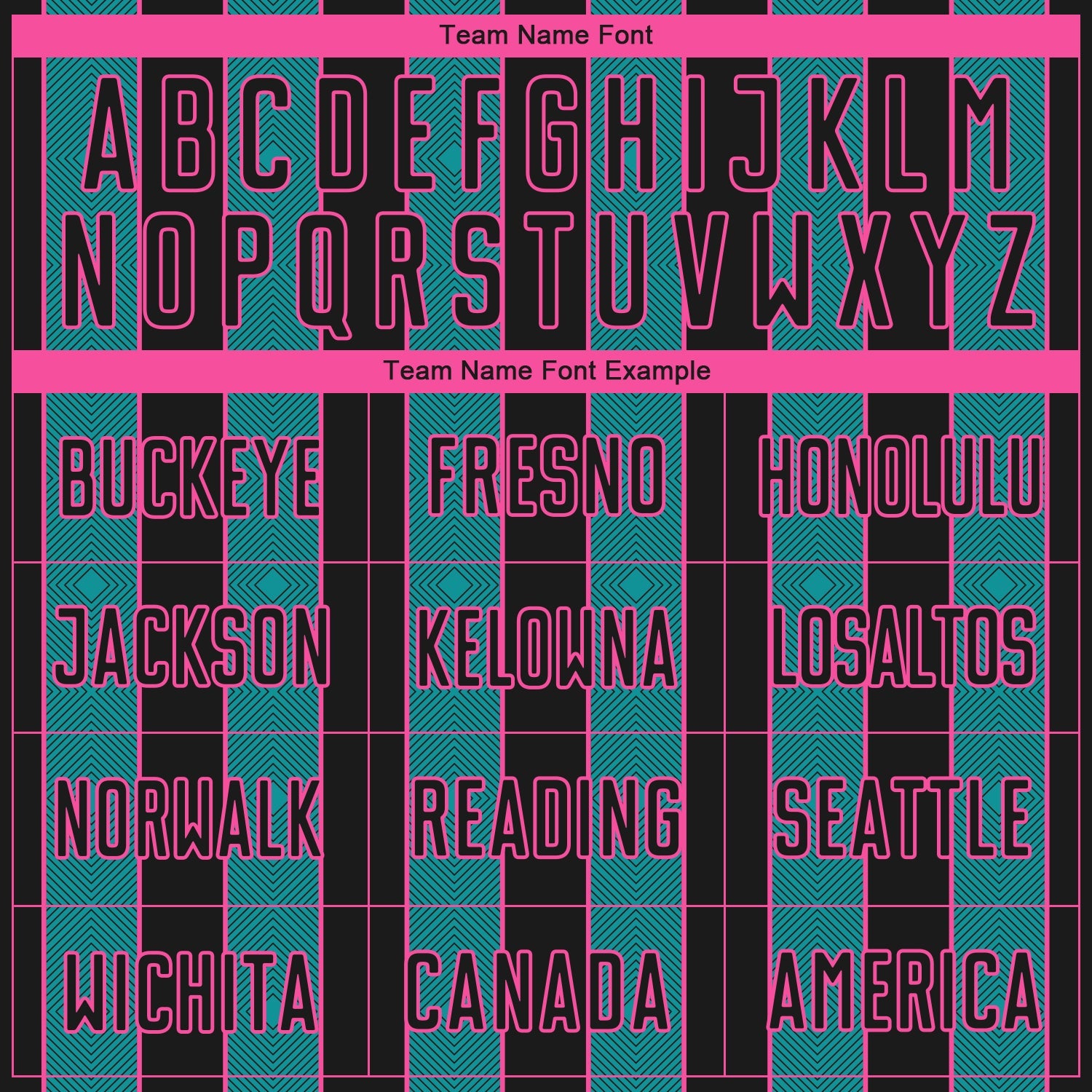 Custom Black Teal-Pink Pinstripe Line Sports Sublimation Soccer Uniform Jersey