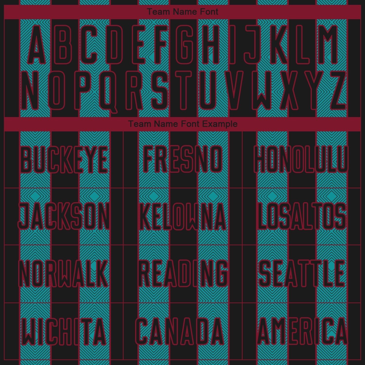 Custom Black Teal-Crimson Pinstripe Line Sports Sublimation Soccer Uniform Jersey