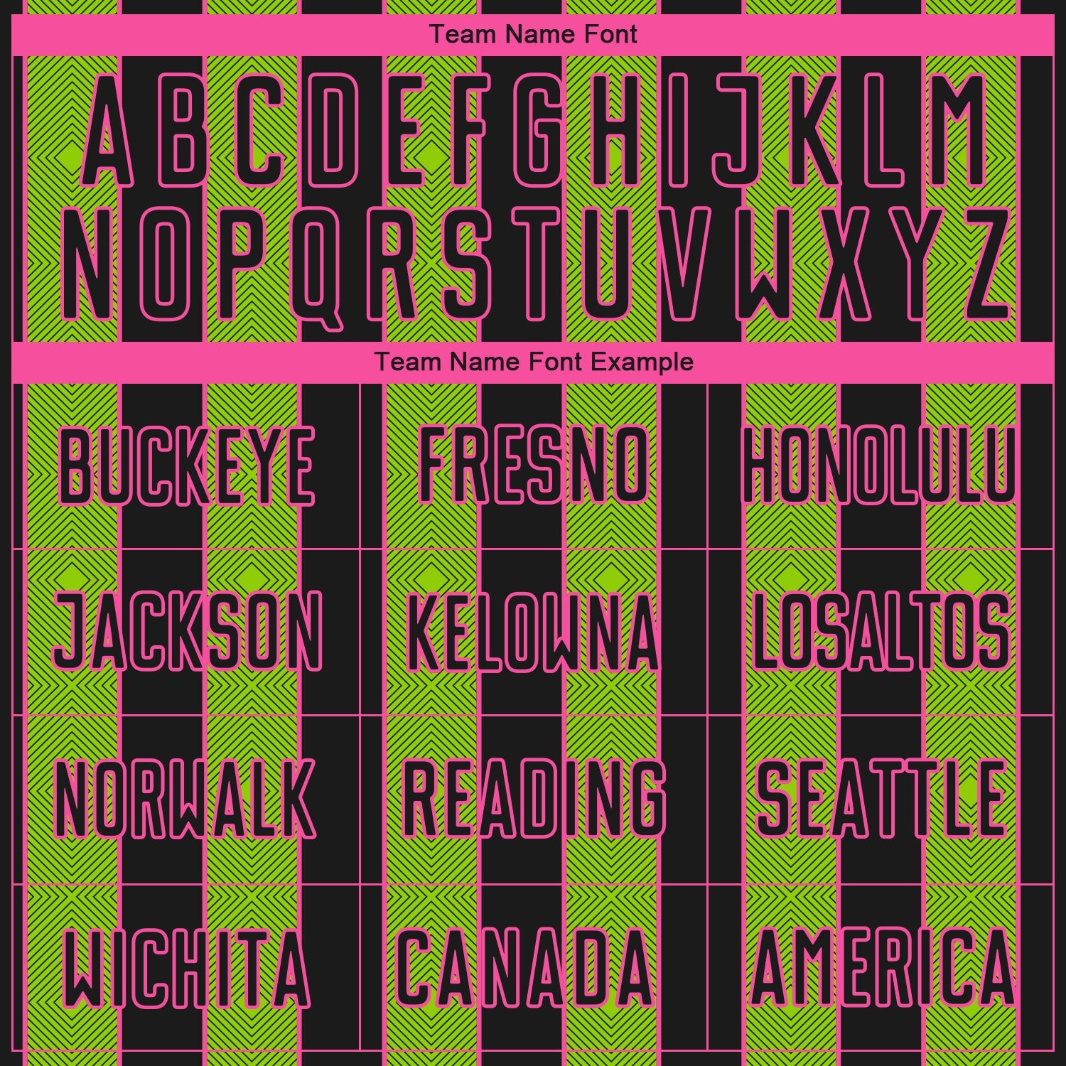 Custom Black Neon Green-Pink Pinstripe Line Sports Sublimation Soccer Uniform Jersey