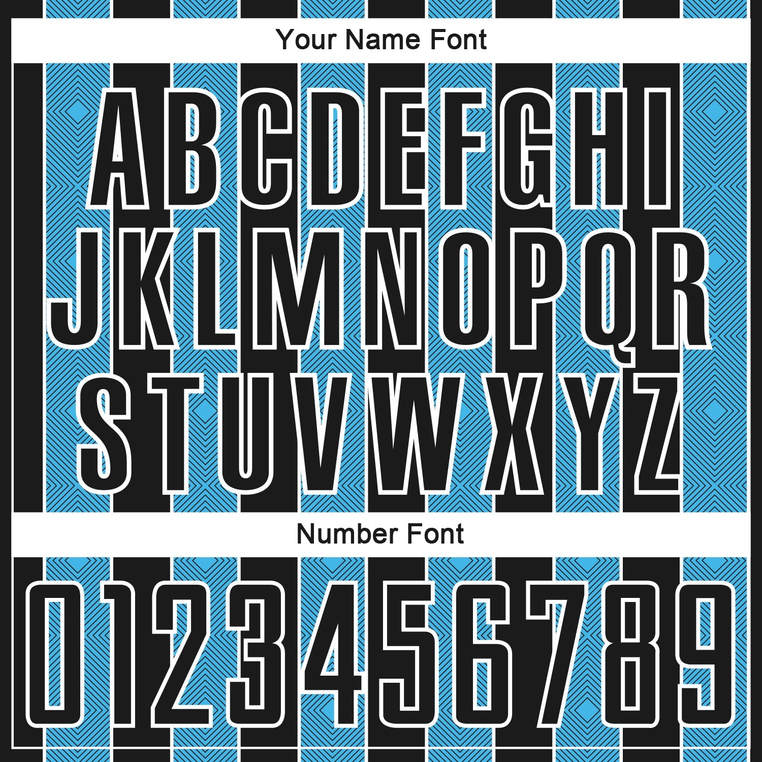 Custom Black Sky Blue-White Pinstripe Line Sports Sublimation Soccer Uniform Jersey