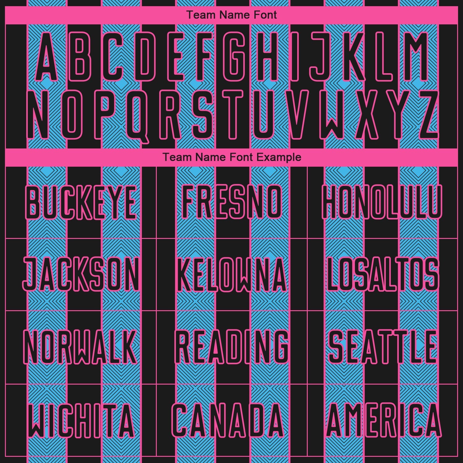 Custom Black Sky Blue-Pink Pinstripe Line Sports Sublimation Soccer Uniform Jersey