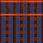 Custom Black Thunder Blue-Orange Pinstripe Line Sports Sublimation Soccer Uniform Jersey