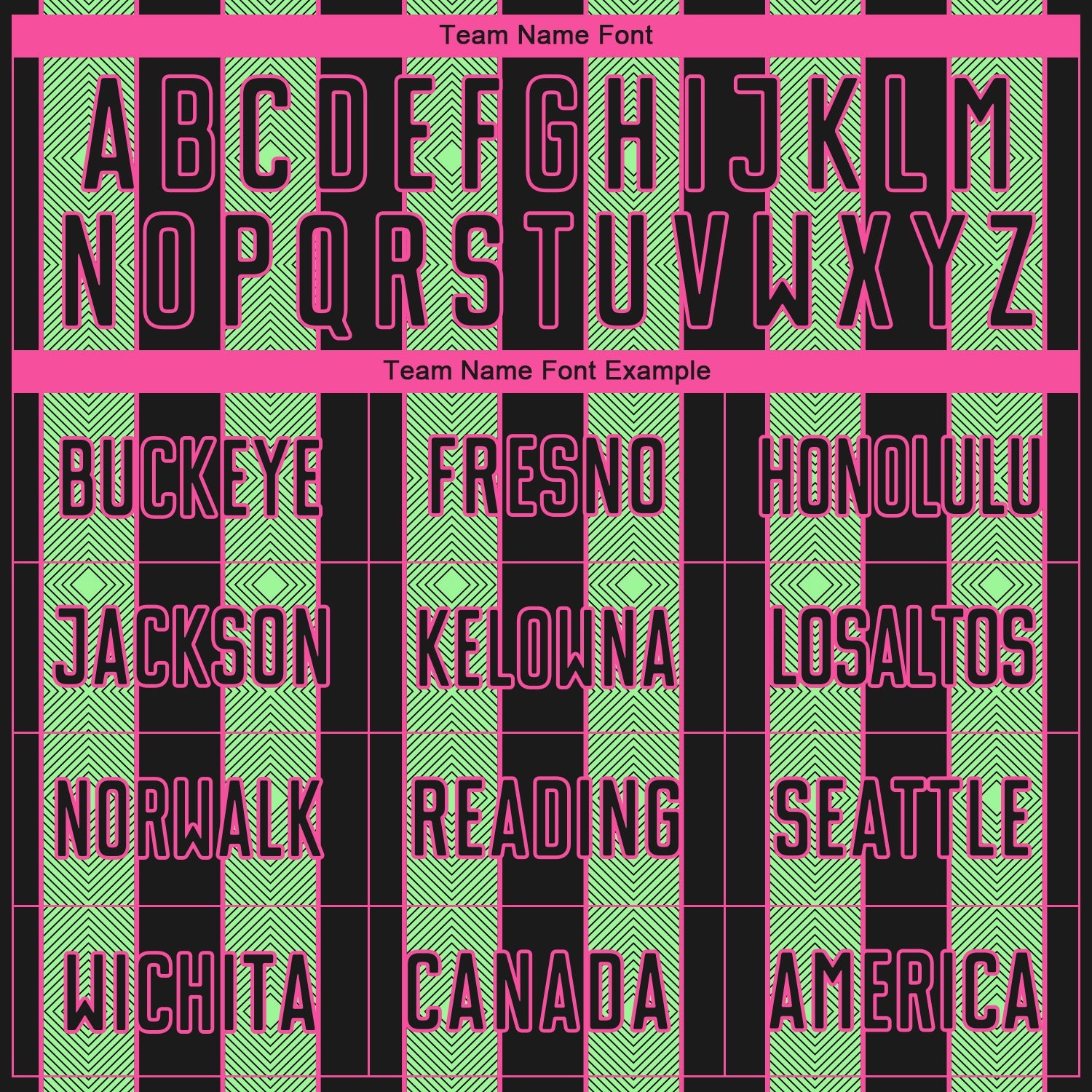 Custom Black Pea Green-Pink Pinstripe Line Sports Sublimation Soccer Uniform Jersey