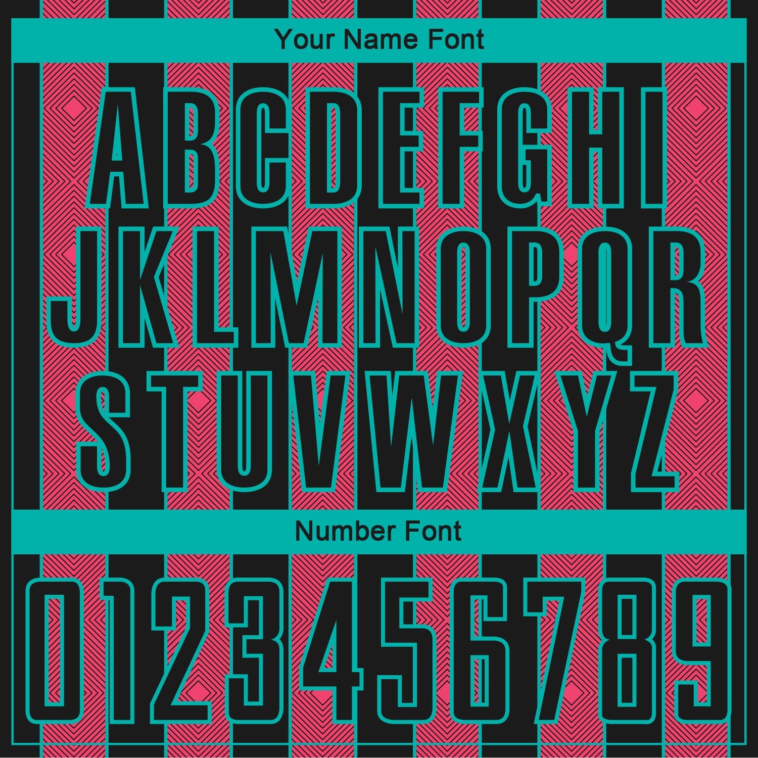 Custom Black Neon Pink-Aqua Pinstripe Line Sports Sublimation Soccer Uniform Jersey