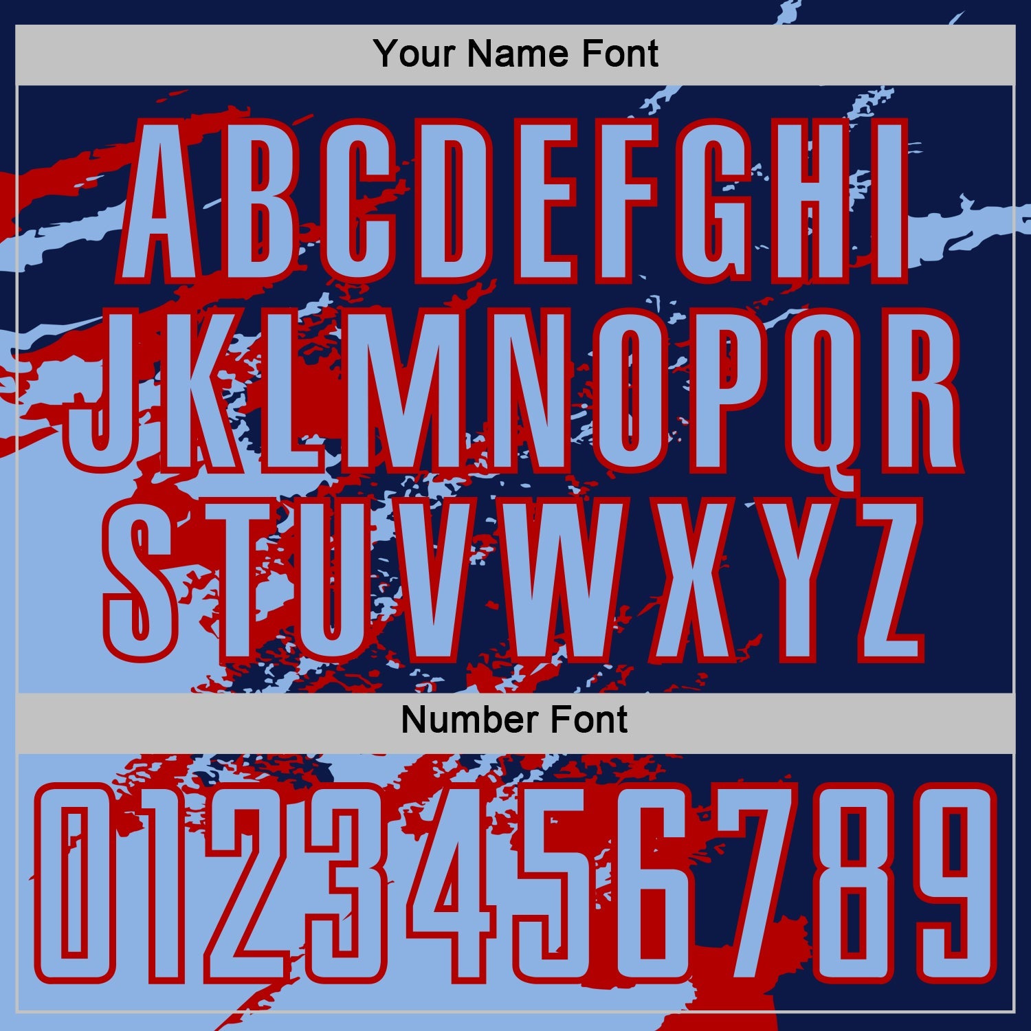 Custom Navy Light Blue-Red Abstract Fragment Art Splash Sports Sublimation Soccer Uniform Jersey