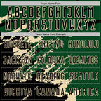 Custom Green Black-Cream Abstract Fragment Art Splash Sports Sublimation Soccer Uniform Jersey