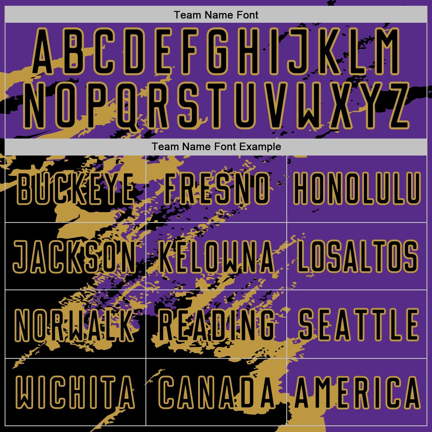 Custom Purple Black-Old Gold Abstract Fragment Art Splash Sports Sublimation Soccer Uniform Jersey