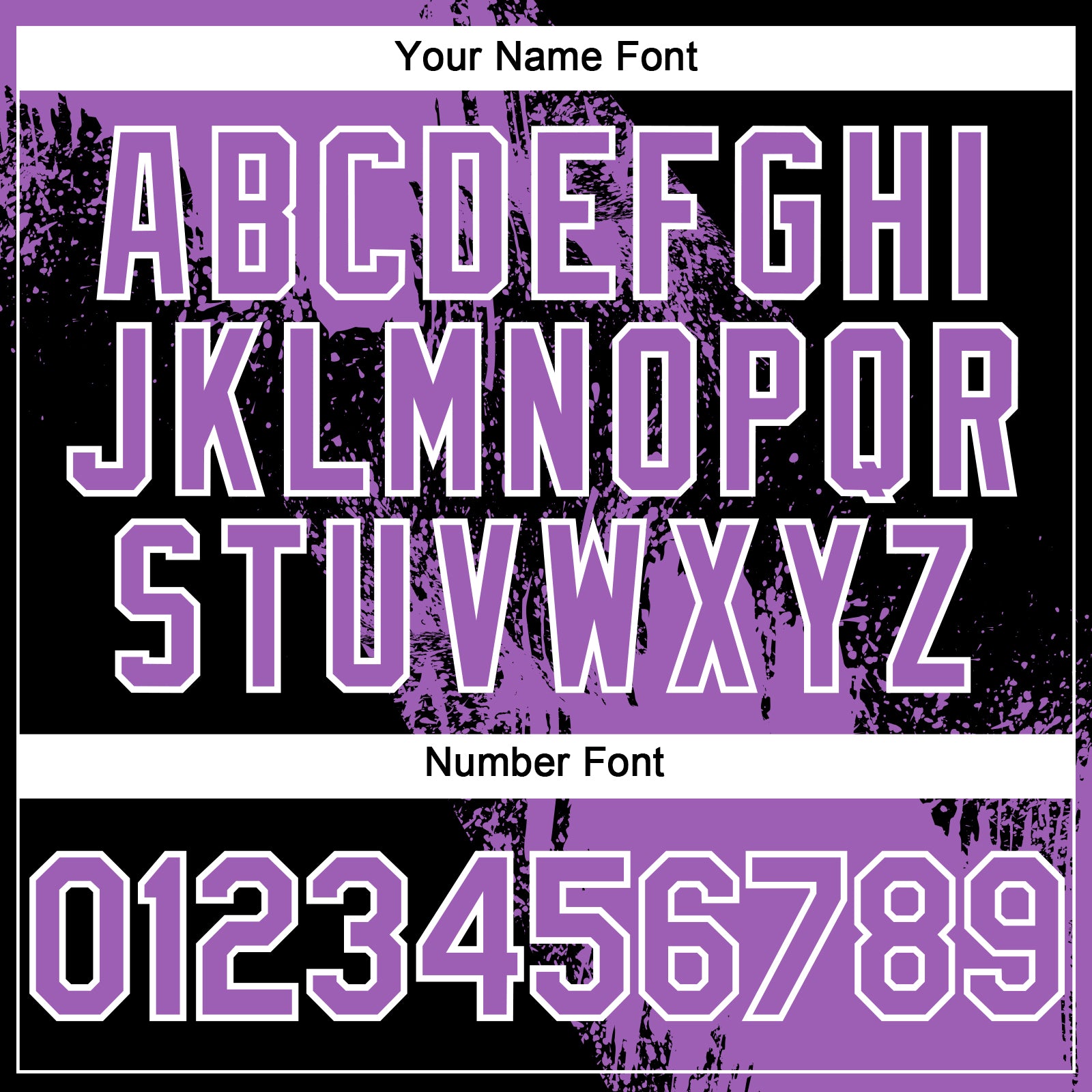 Custom Medium Purple Black-White 3D Pattern Abstract Brush Stroke Two-Button Unisex Softball Jersey