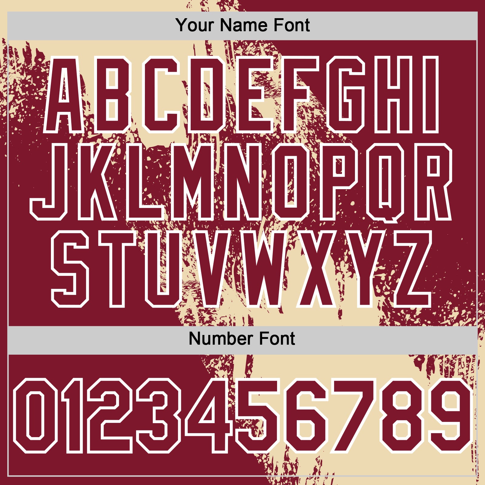 Custom Cream Crimson-White 3D Pattern Abstract Brush Stroke Two-Button Unisex Softball Jersey