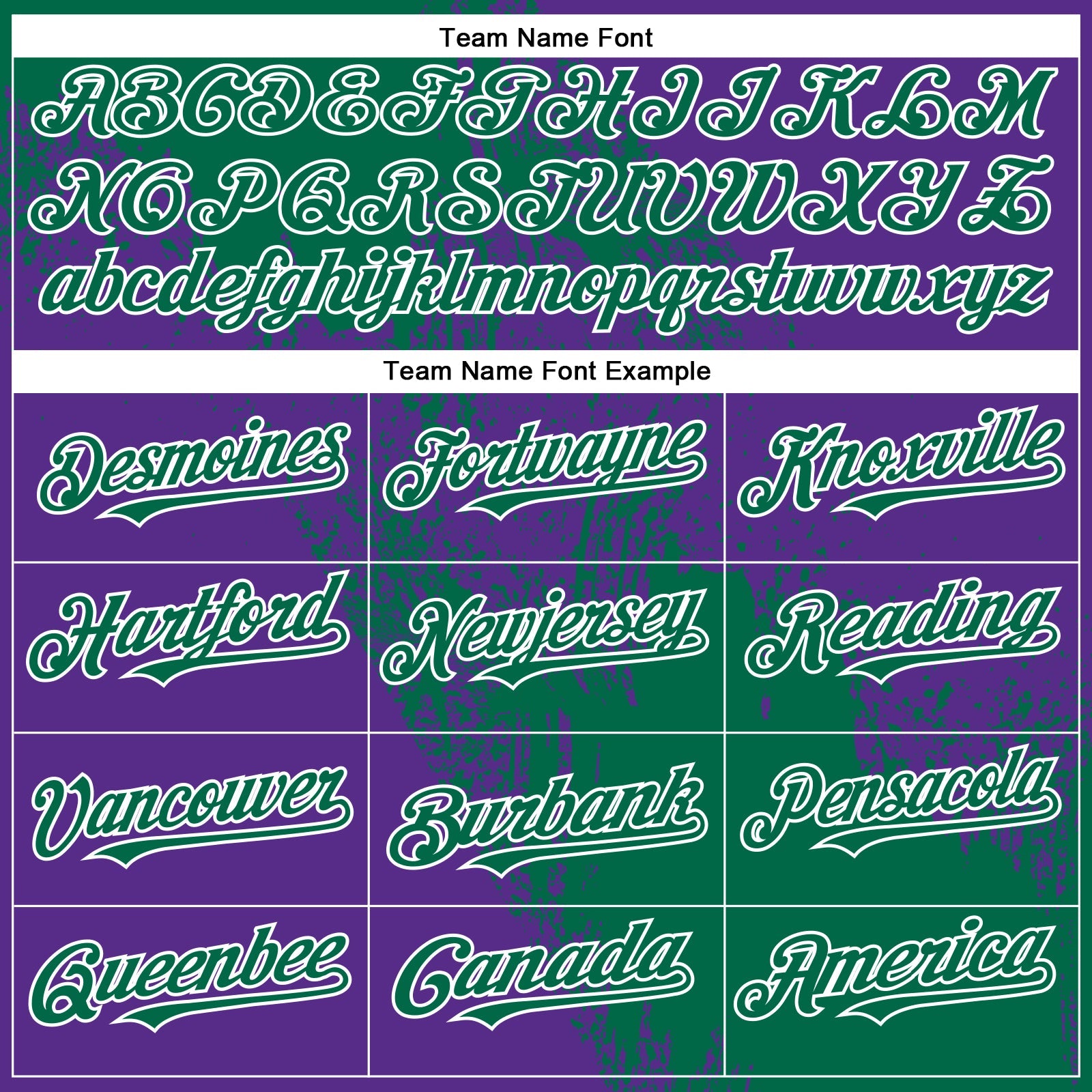 Custom Kelly Green Purple-White 3D Pattern Abstract Brush Stroke Two-Button Unisex Softball Jersey