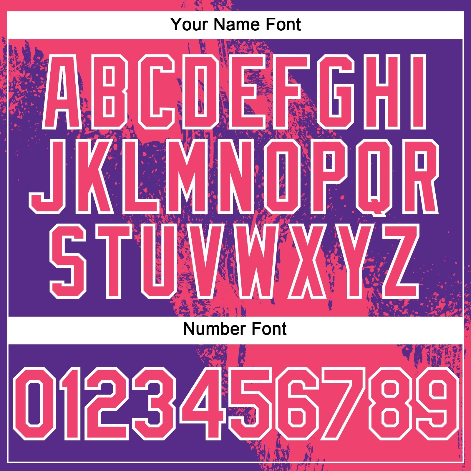 Custom Neon Pink Purple-White 3D Pattern Abstract Brush Stroke Two-Button Unisex Softball Jersey