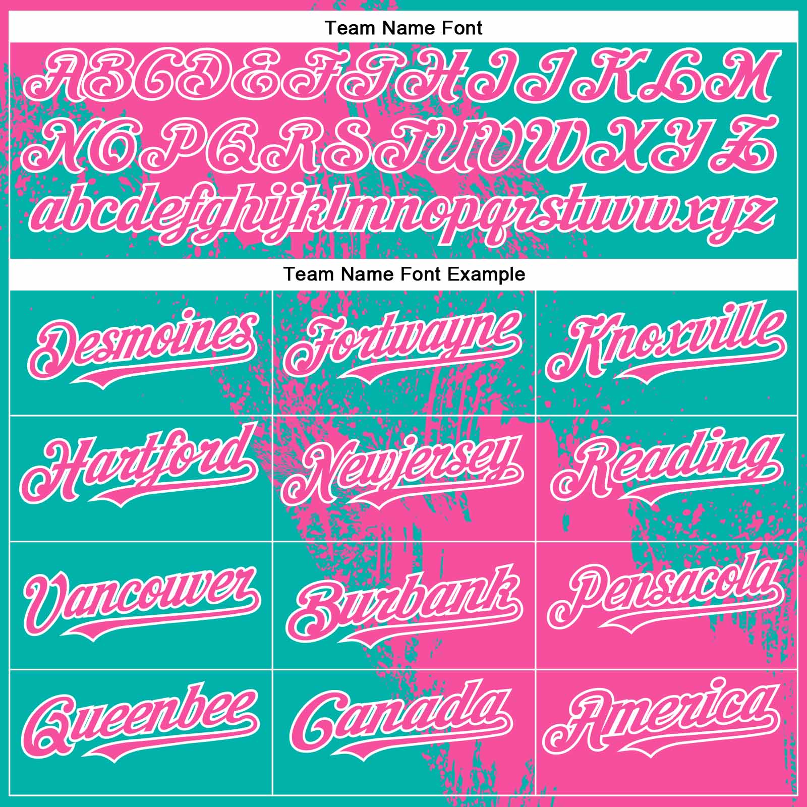 Custom Pink Aqua-White 3D Pattern Abstract Brush Stroke Two-Button Unisex Softball Jersey