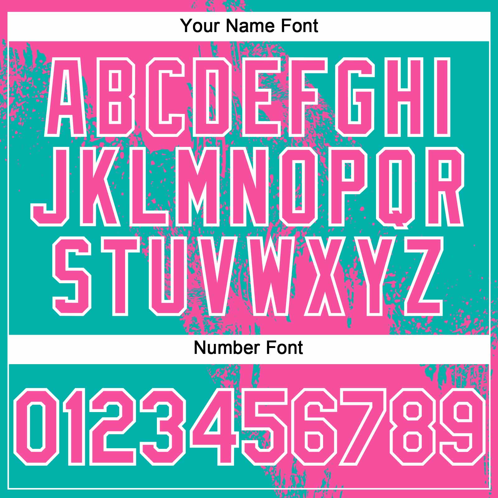 Custom Pink Aqua-White 3D Pattern Abstract Brush Stroke Two-Button Unisex Softball Jersey