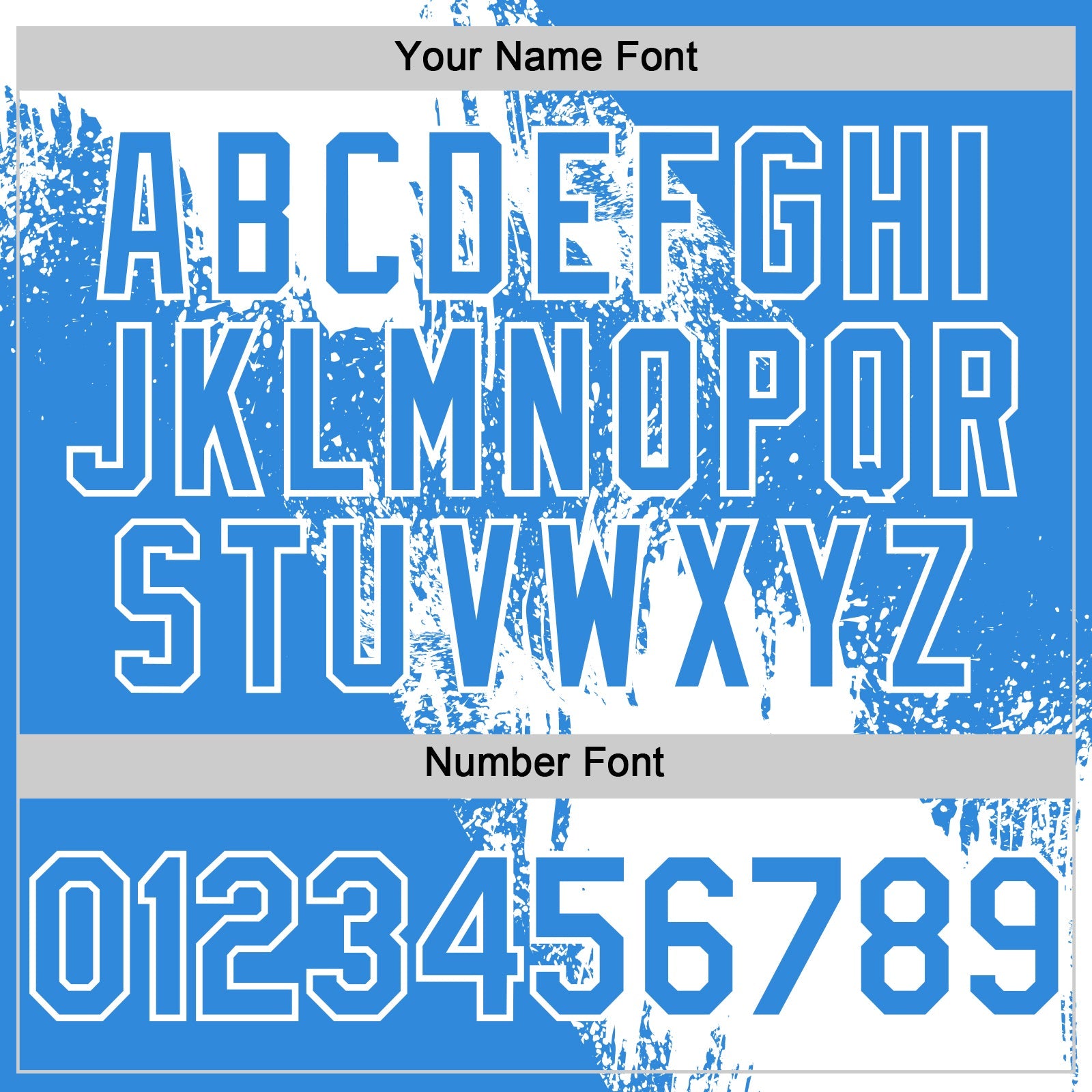 Custom White Electric Blue 3D Pattern Abstract Brush Stroke Two-Button Unisex Softball Jersey