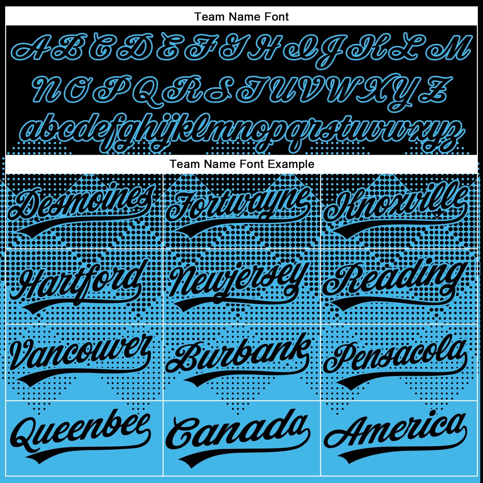 Custom Black Sky Blue 3D Gradient Square Shape Two-Button Unisex Softball Jersey