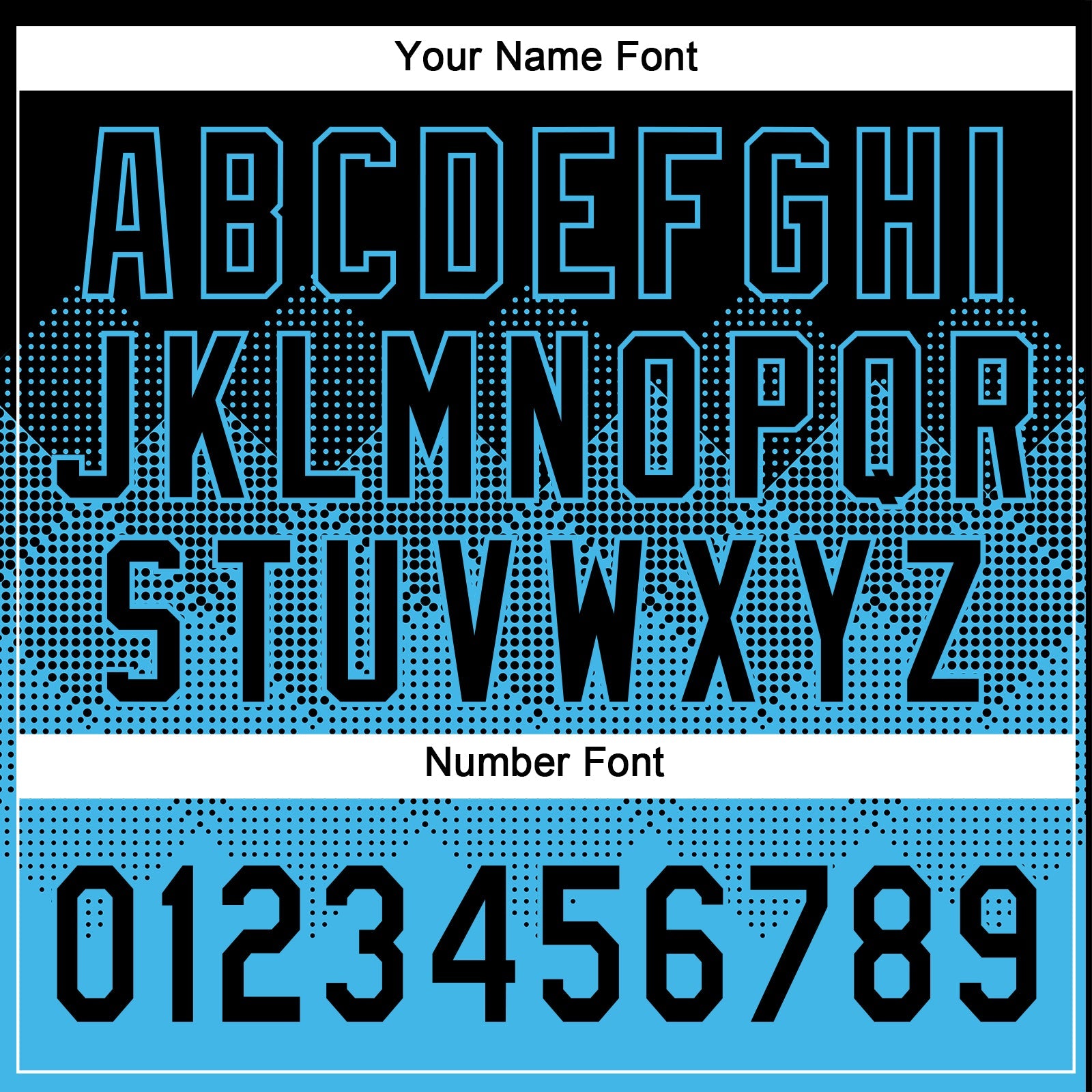 Custom Black Sky Blue 3D Gradient Square Shape Two-Button Unisex Softball Jersey