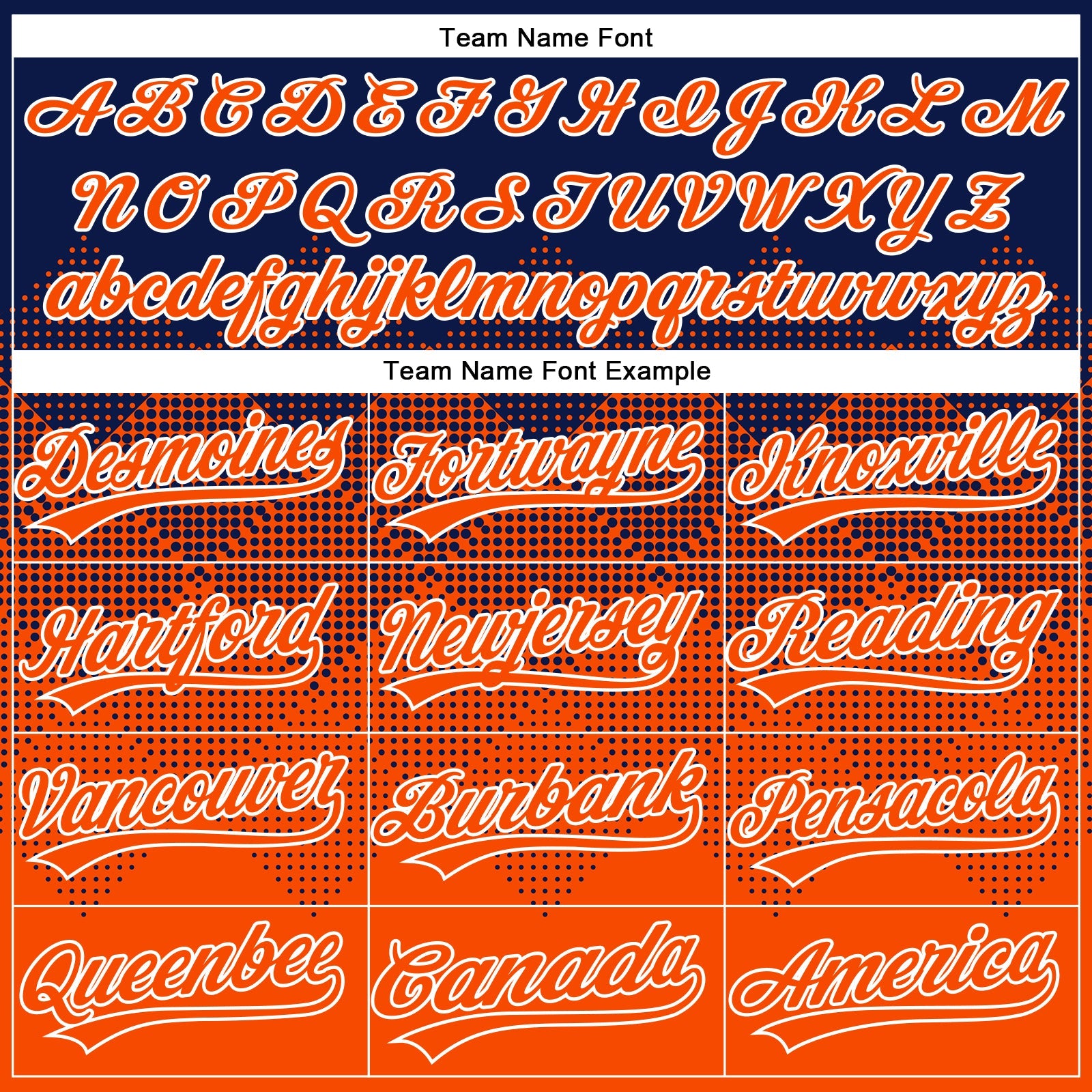 Custom Navy Orange-White 3D Gradient Square Shape Two-Button Unisex Softball Jersey