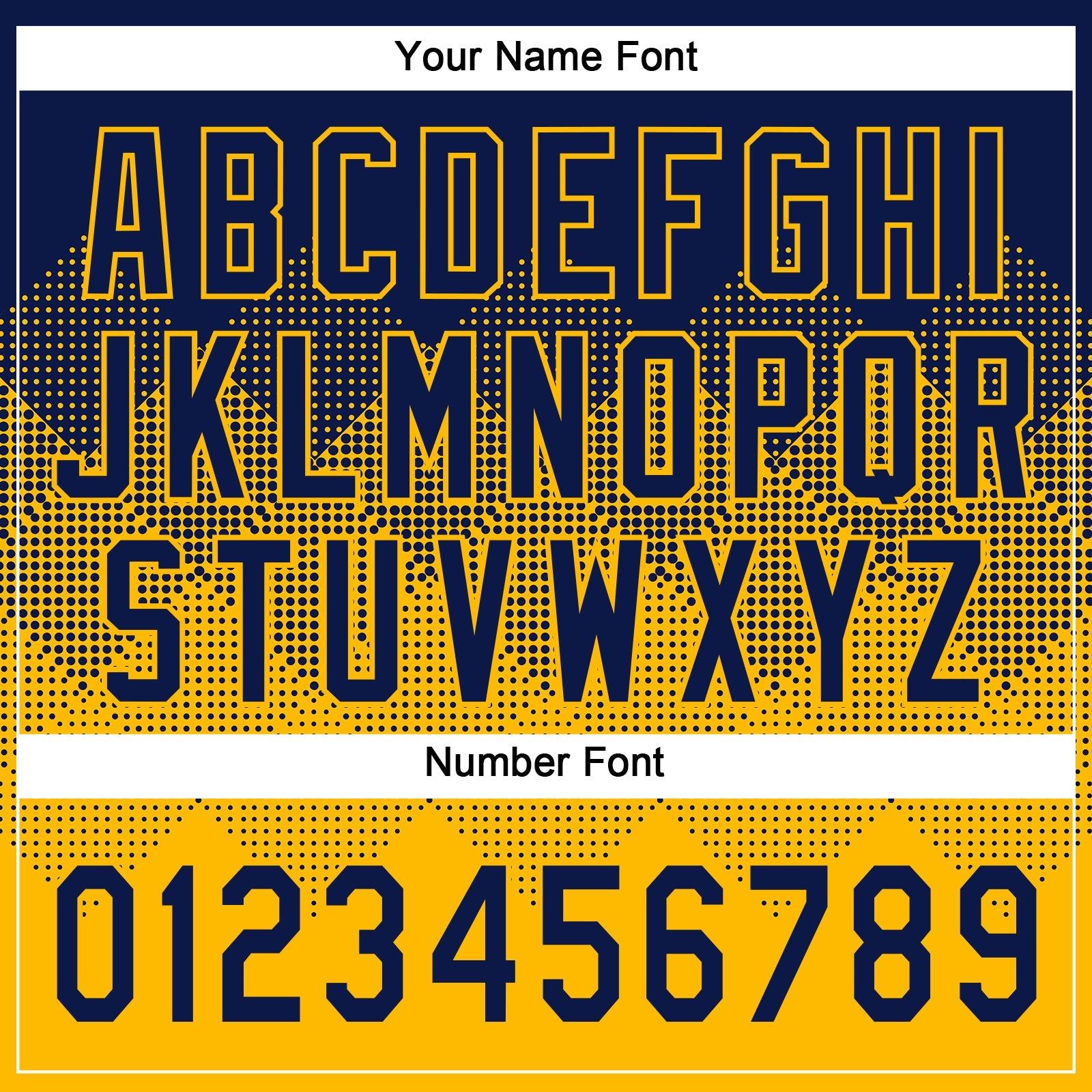 Custom Navy Gold 3D Gradient Square Shape Two-Button Unisex Softball Jersey