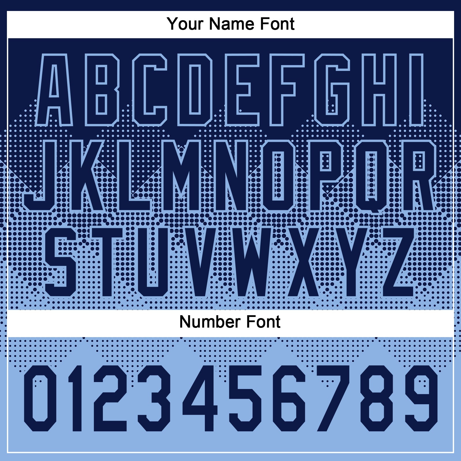 Custom Navy Light Blue 3D Gradient Square Shape Two-Button Unisex Softball Jersey