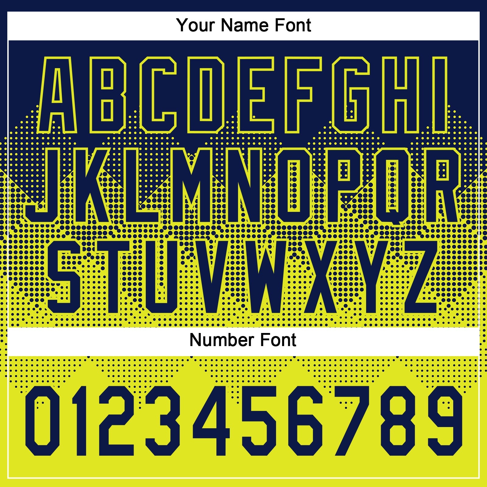 Custom Navy Neon Yellow 3D Gradient Square Shape Two-Button Unisex Softball Jersey