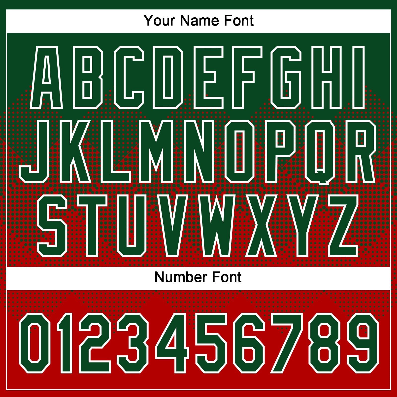 Custom Green Red-White 3D Gradient Square Shape Two-Button Unisex Softball Jersey