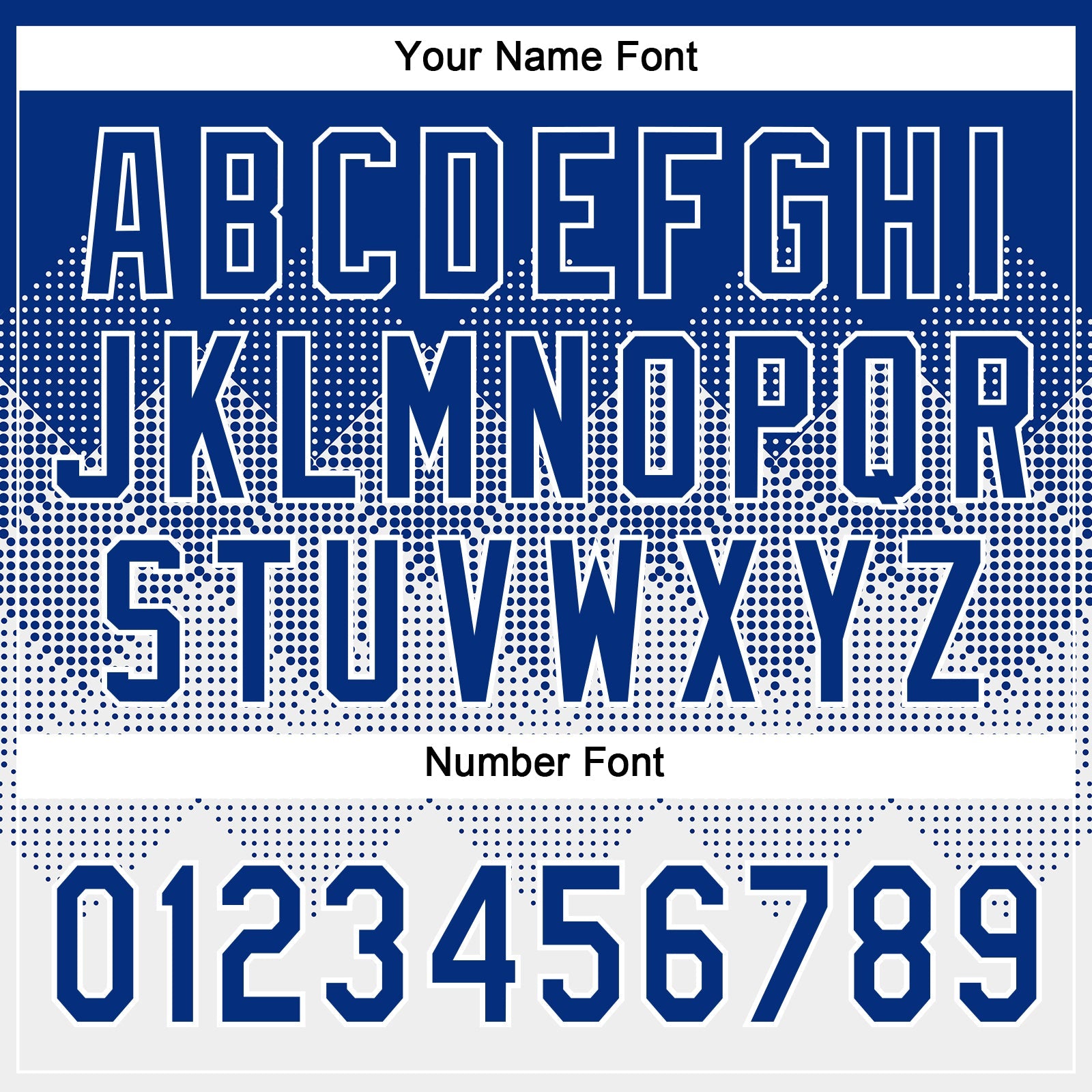 Custom Royal White 3D Gradient Square Shape Two-Button Unisex Softball Jersey