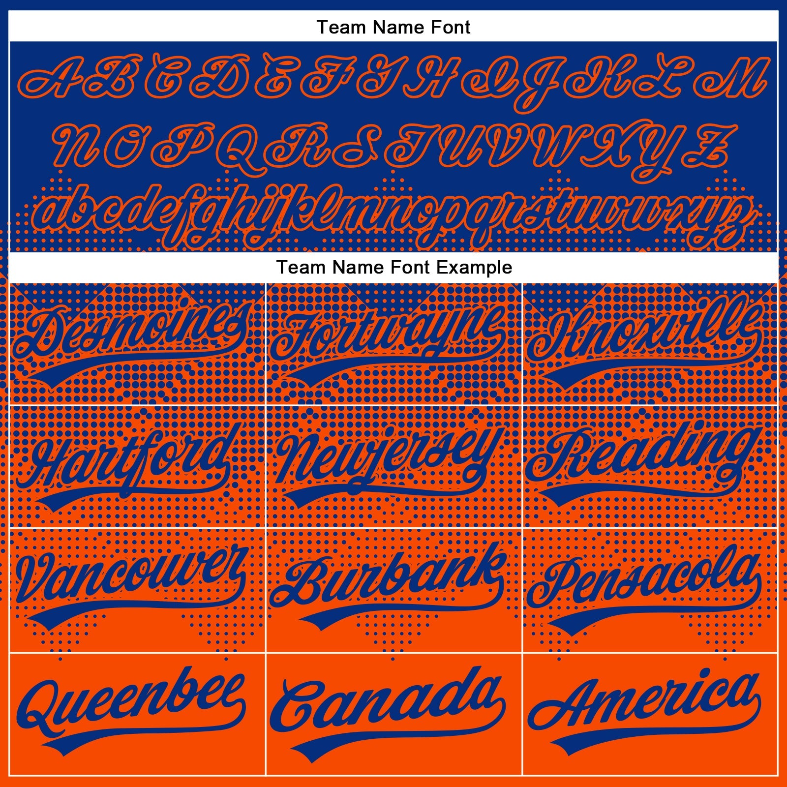 Custom Royal Orange 3D Gradient Square Shape Two-Button Unisex Softball Jersey