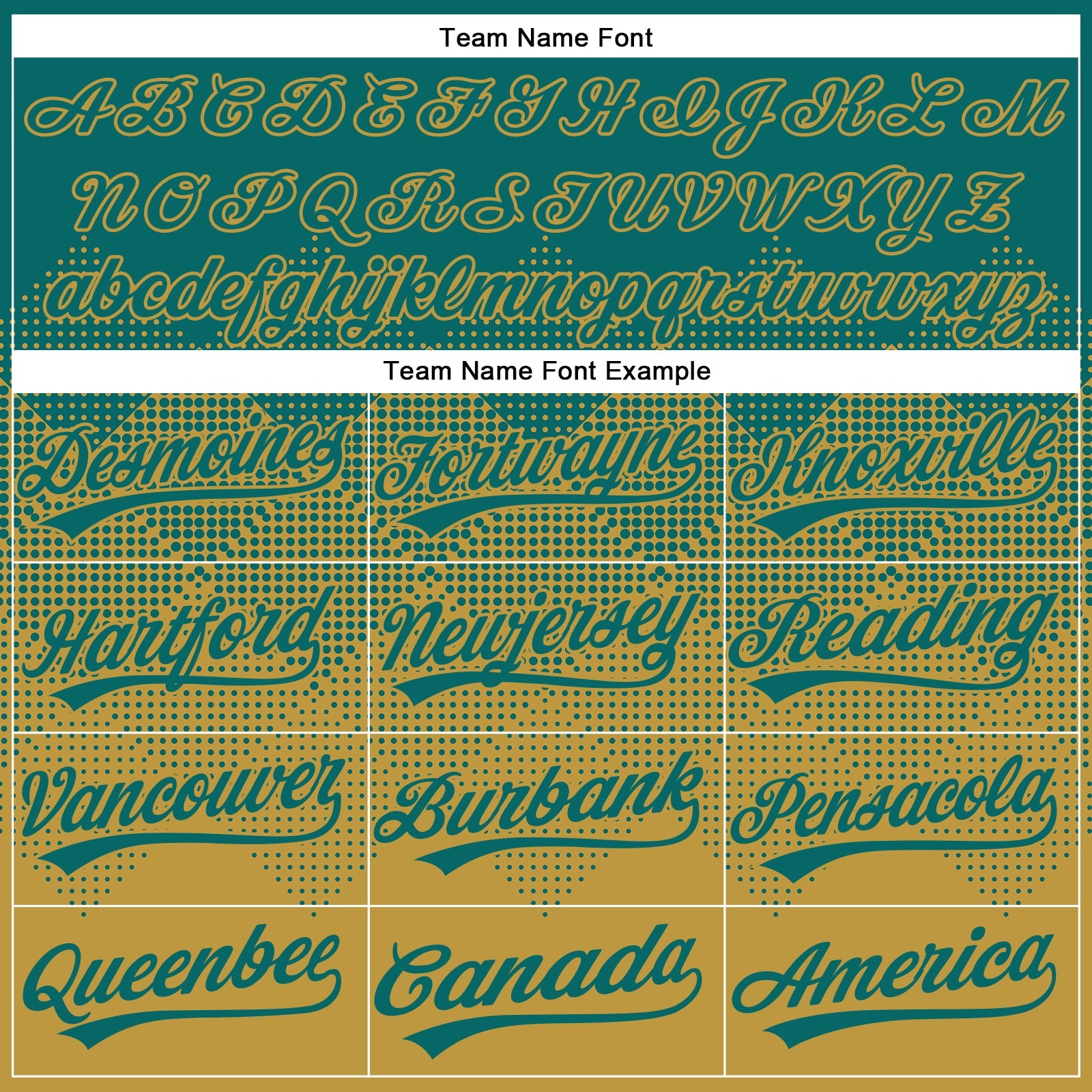 Custom Teal Old Gold 3D Gradient Square Shape Two-Button Unisex Softball Jersey