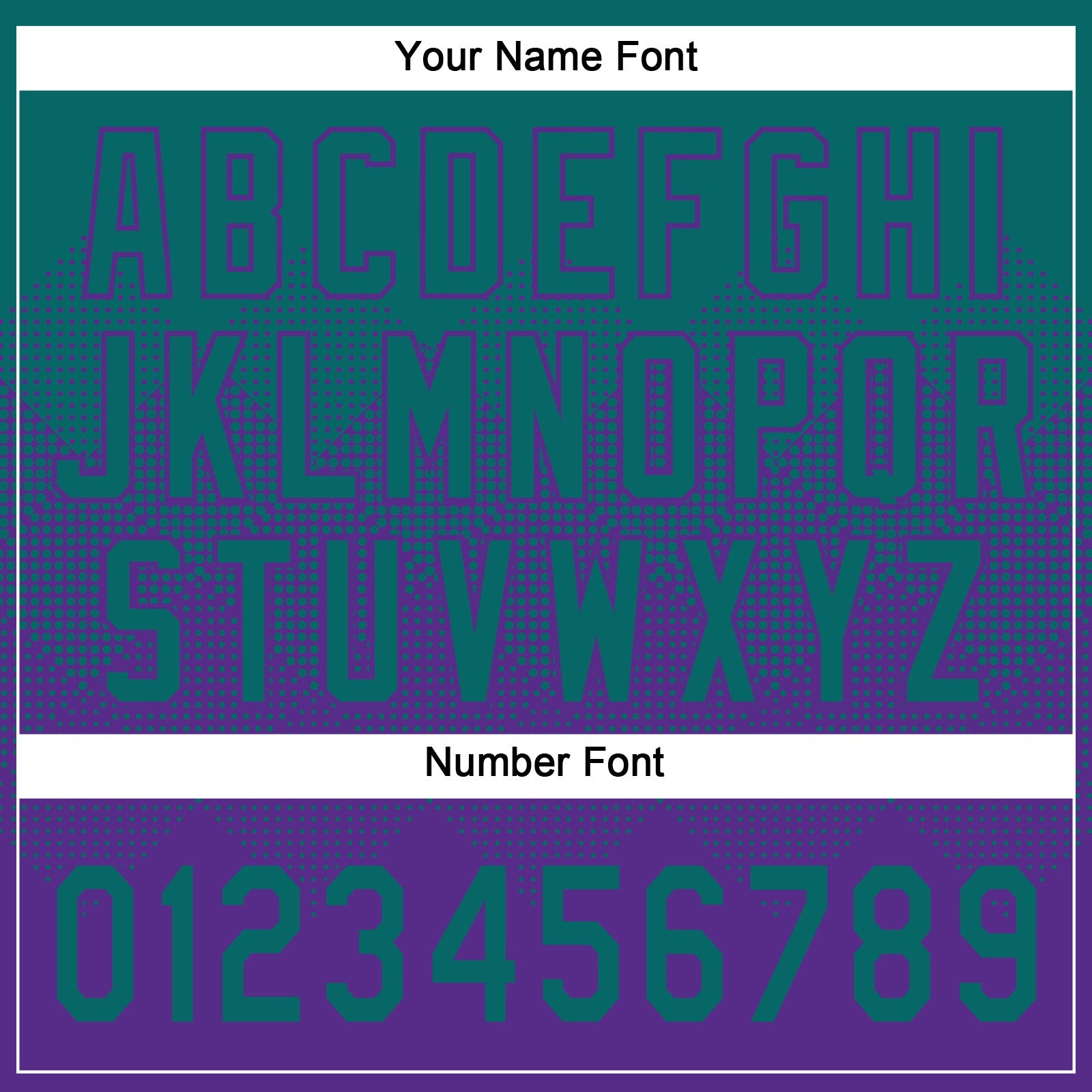 Custom Teal Purple 3D Gradient Square Shape Two-Button Unisex Softball Jersey