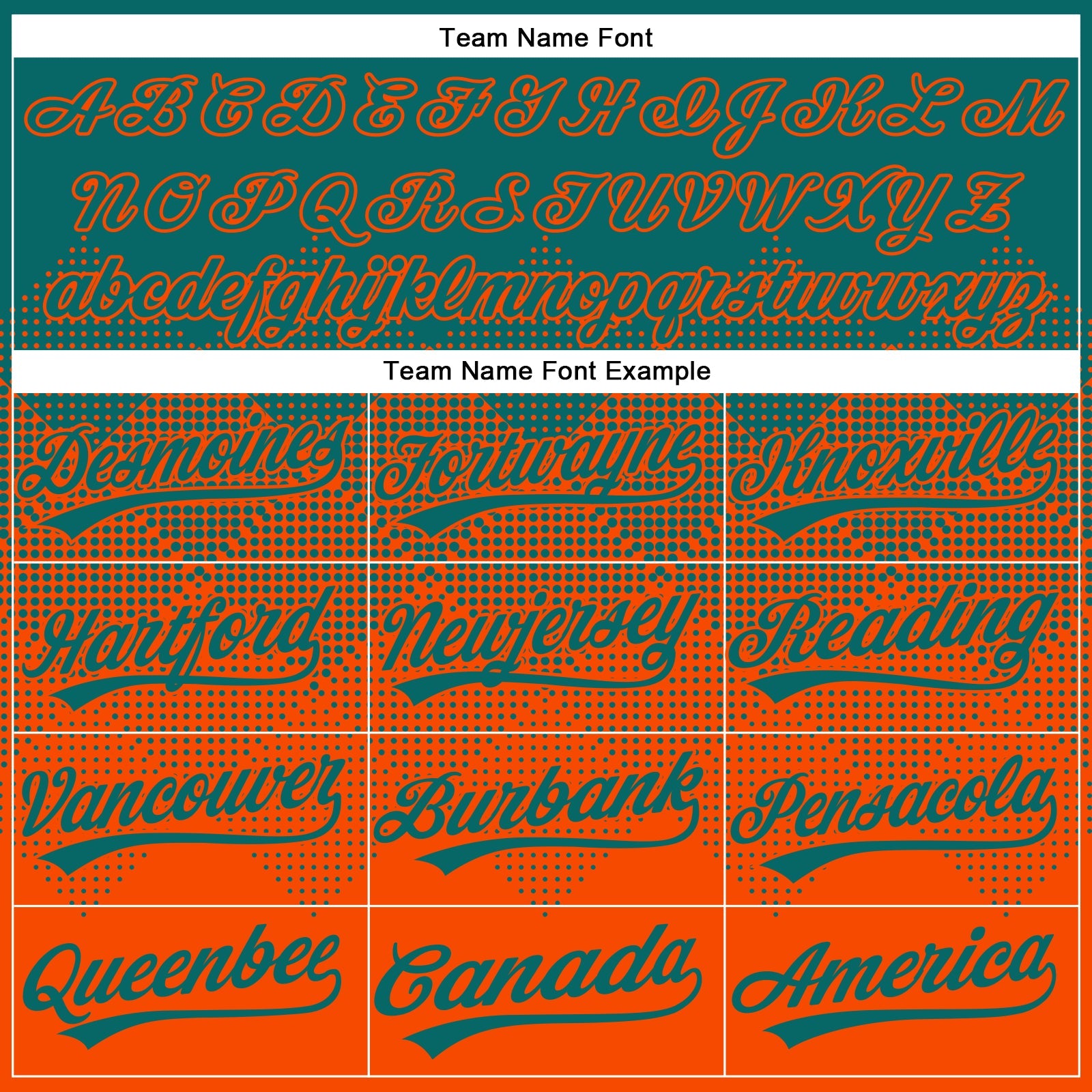 Custom Teal Orange 3D Gradient Square Shape Two-Button Unisex Softball Jersey