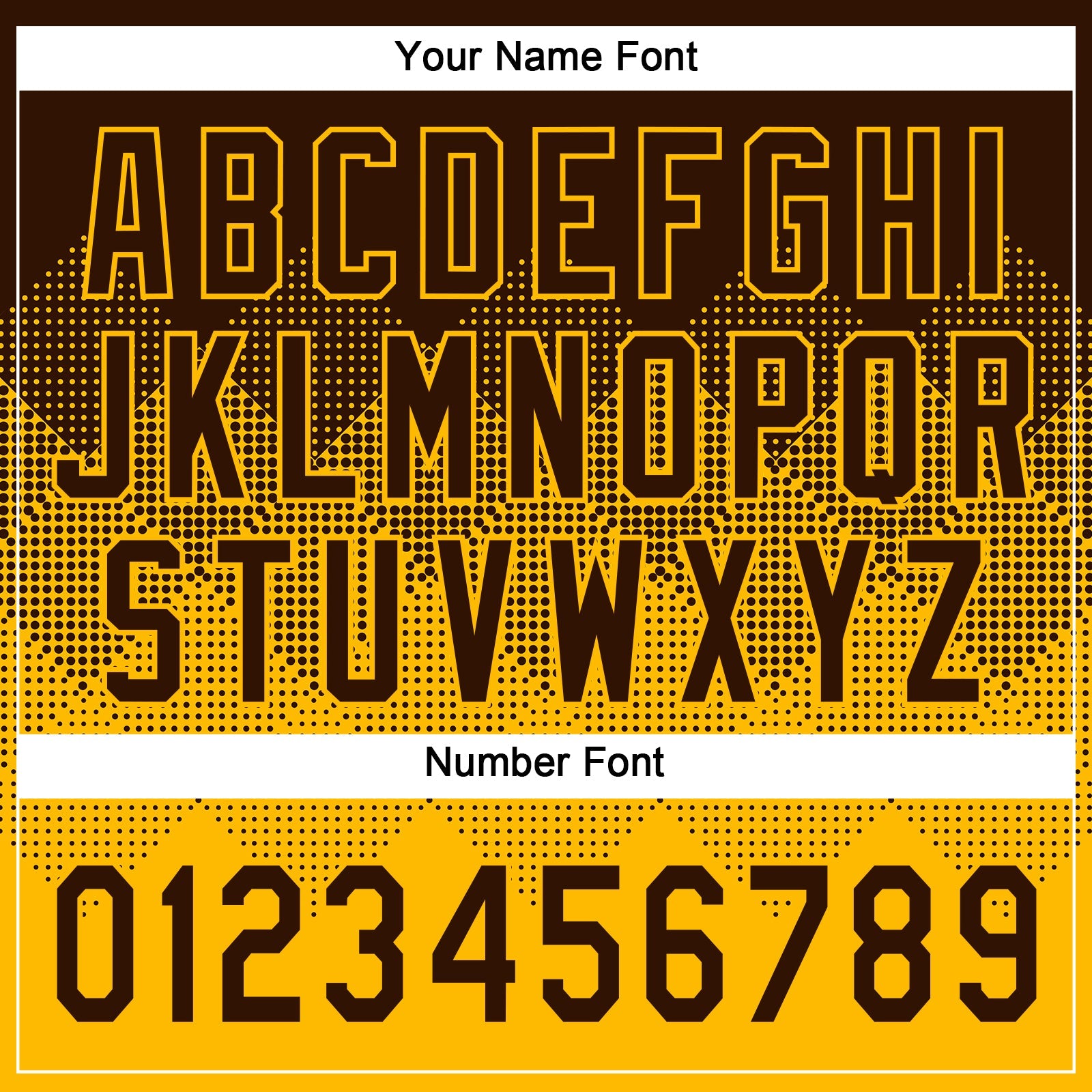 Custom Brown Gold 3D Gradient Square Shape Two-Button Unisex Softball Jersey