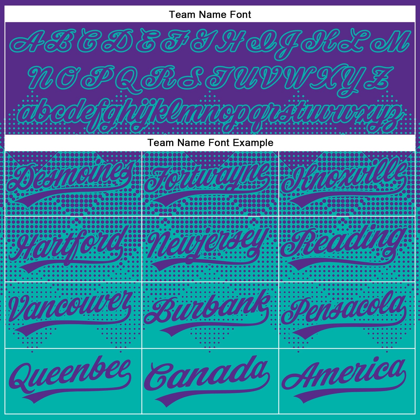 Custom Purple Aqua 3D Gradient Square Shape Two-Button Unisex Softball Jersey