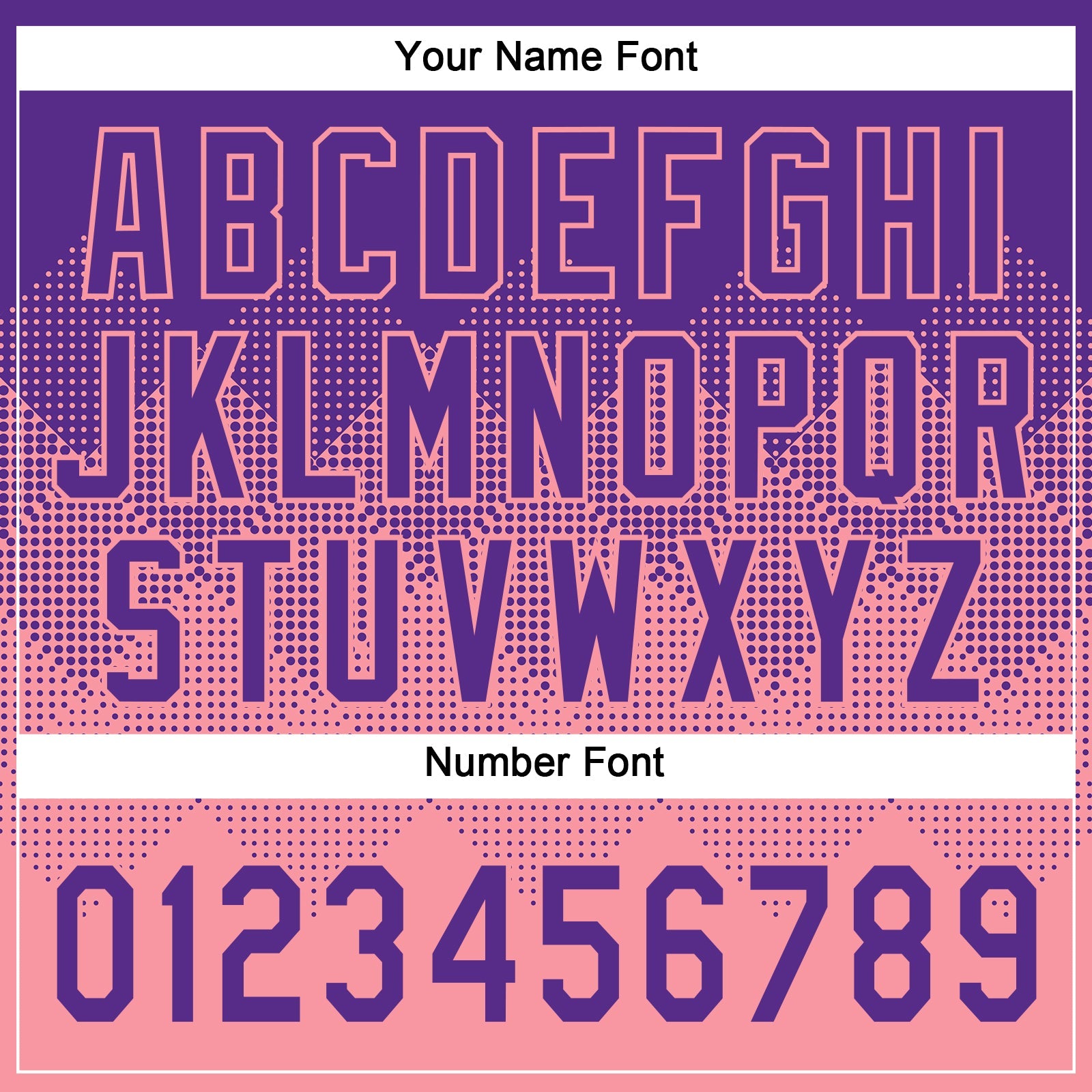 Custom Purple Medium Pink 3D Gradient Square Shape Two-Button Unisex Softball Jersey