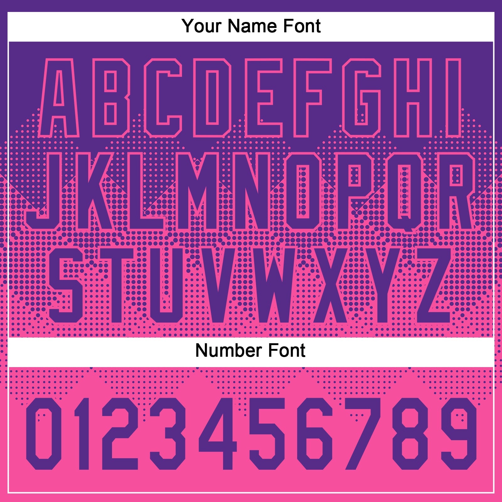 Custom Purple Pink 3D Gradient Square Shape Two-Button Unisex Softball Jersey