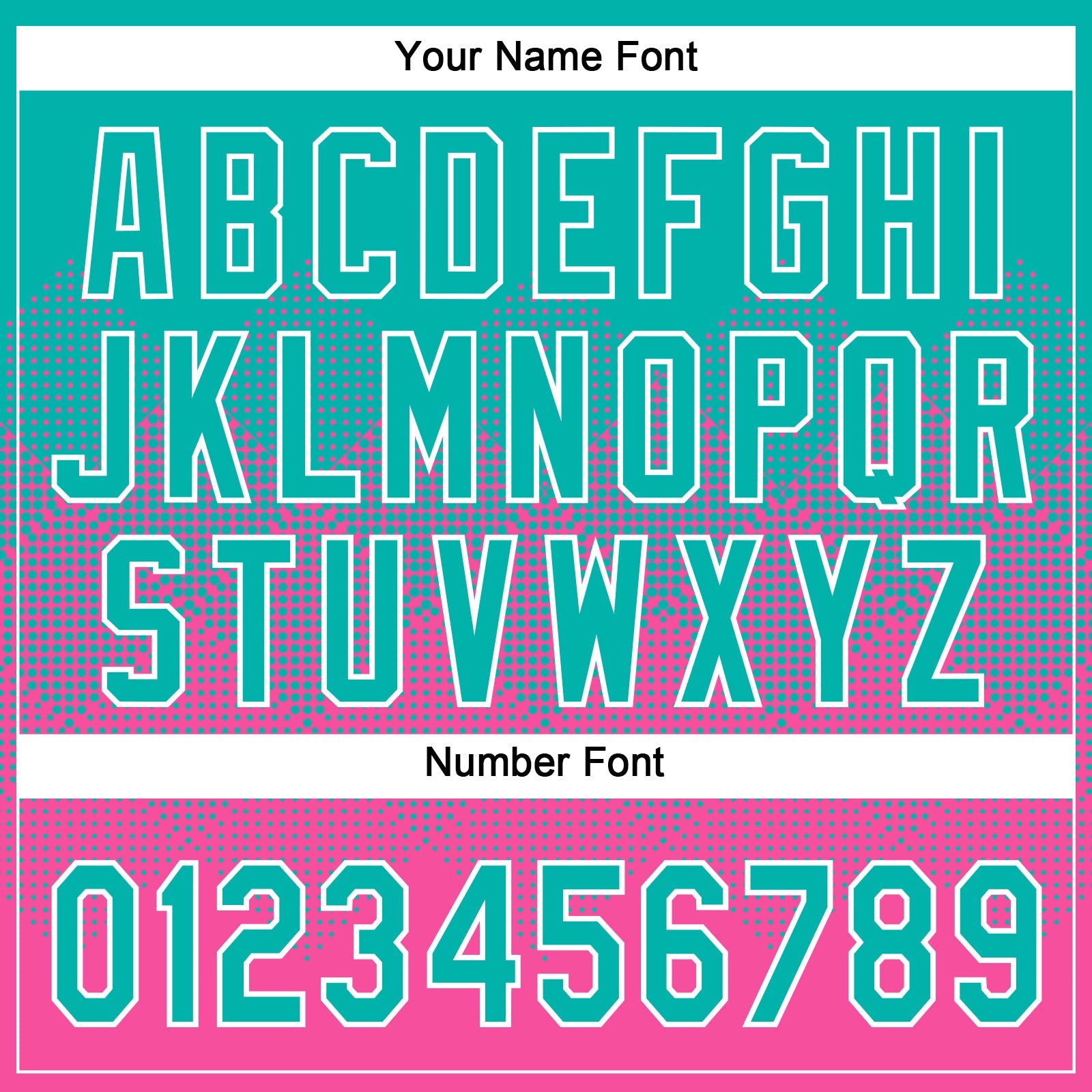 Custom Aqua Pink-White 3D Gradient Square Shape Two-Button Unisex Softball Jersey