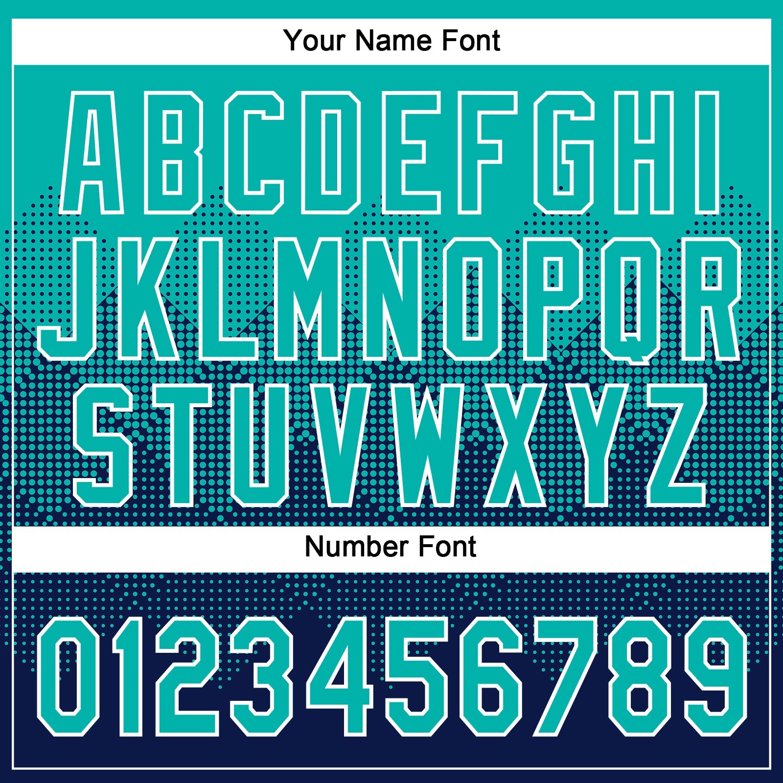 Custom Aqua Navy-White 3D Gradient Square Shape Two-Button Unisex Softball Jersey