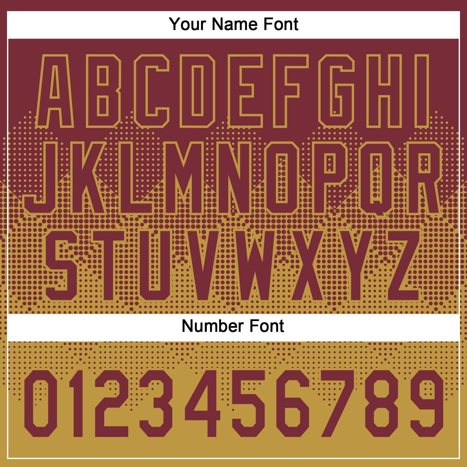 Custom Burgundy Old Gold 3D Gradient Square Shape Two-Button Unisex Softball Jersey