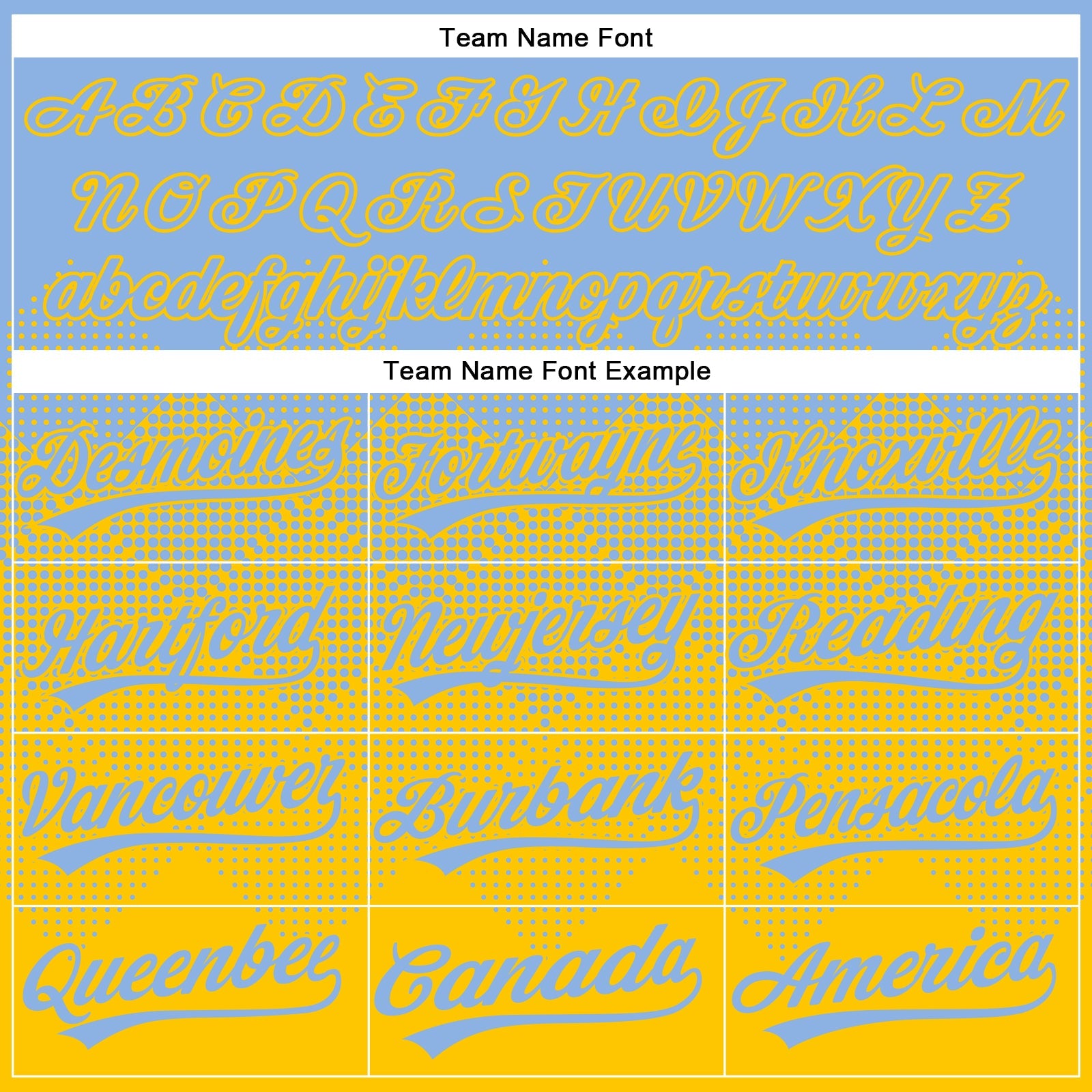 Custom Light Blue Yellow 3D Gradient Square Shape Two-Button Unisex Softball Jersey