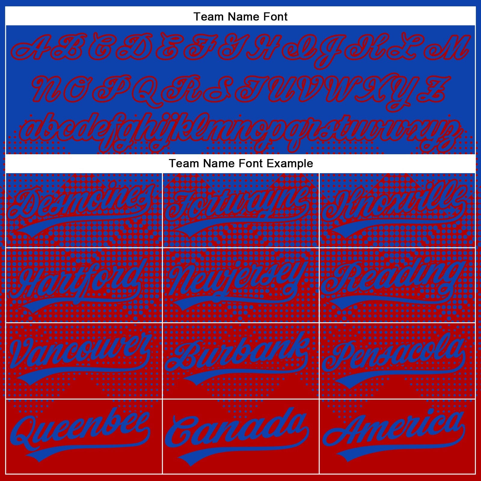 Custom Thunder Blue Red 3D Gradient Square Shape Two-Button Unisex Softball Jersey