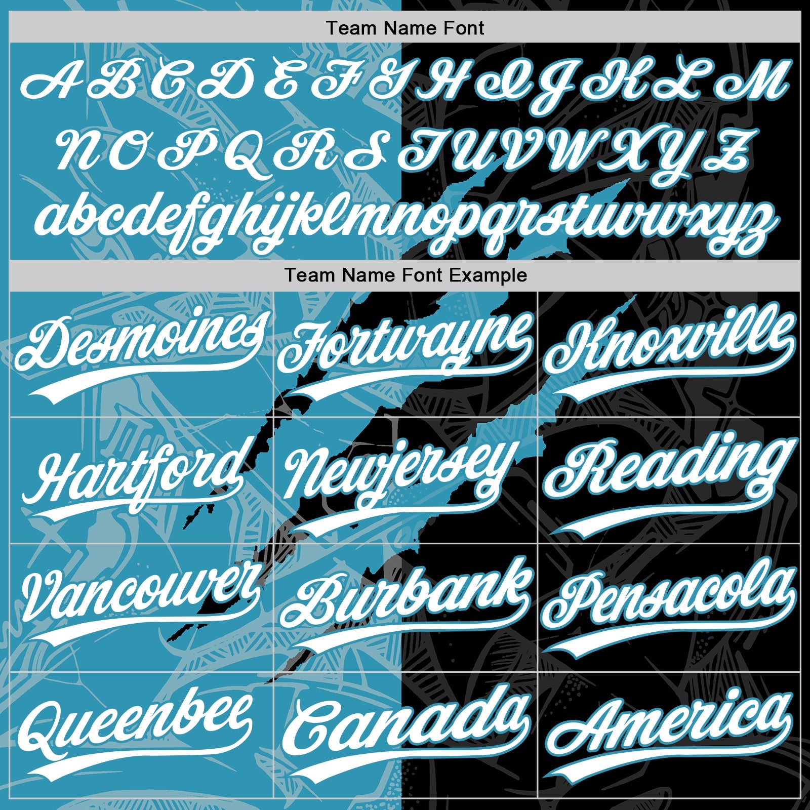 Custom Graffiti Pattern White Black-Panther Blue 3D Scratch Two-Button Unisex Softball Jersey