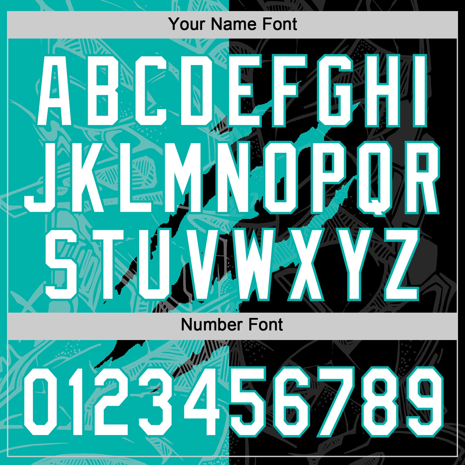 Custom Graffiti Pattern White Black-Aqua 3D Scratch Two-Button Unisex Softball Jersey