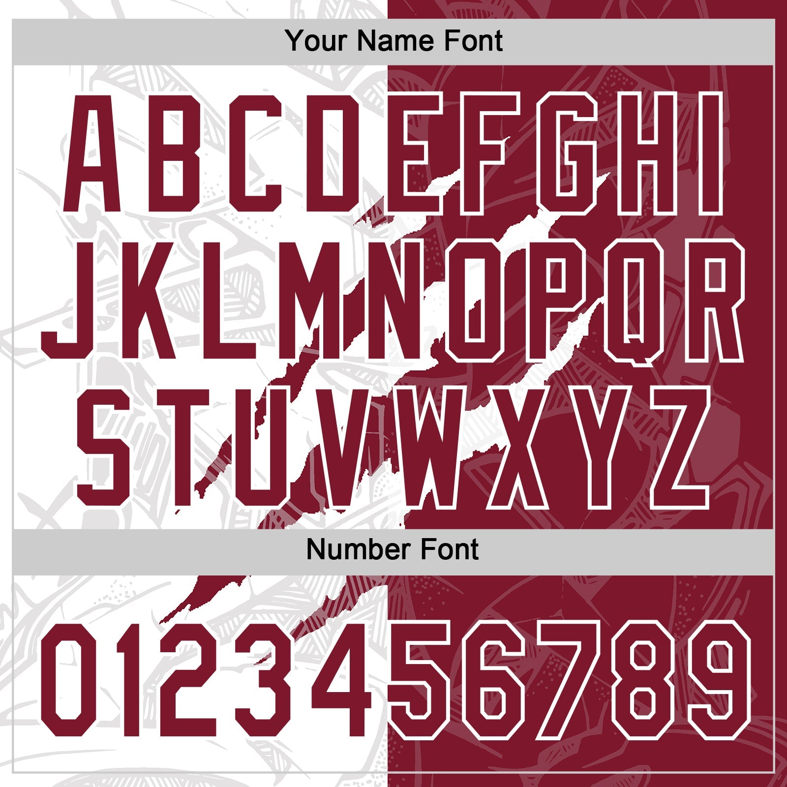 Custom Graffiti Pattern Crimson-White 3D Scratch Two-Button Unisex Softball Jersey