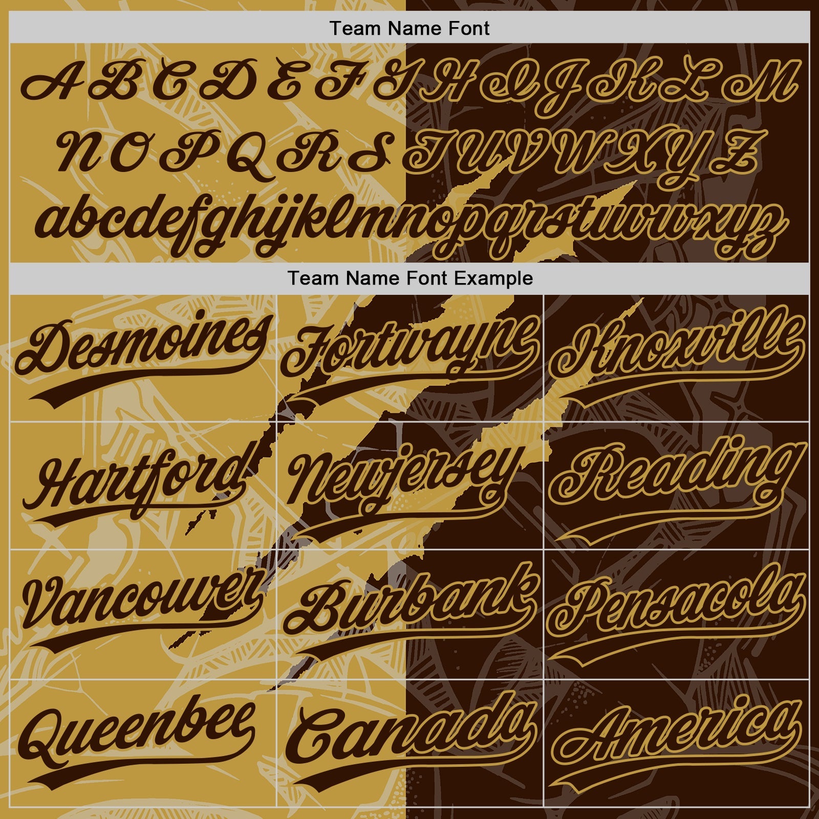 Custom Graffiti Pattern Brown-Old Gold 3D Scratch Two-Button Unisex Softball Jersey