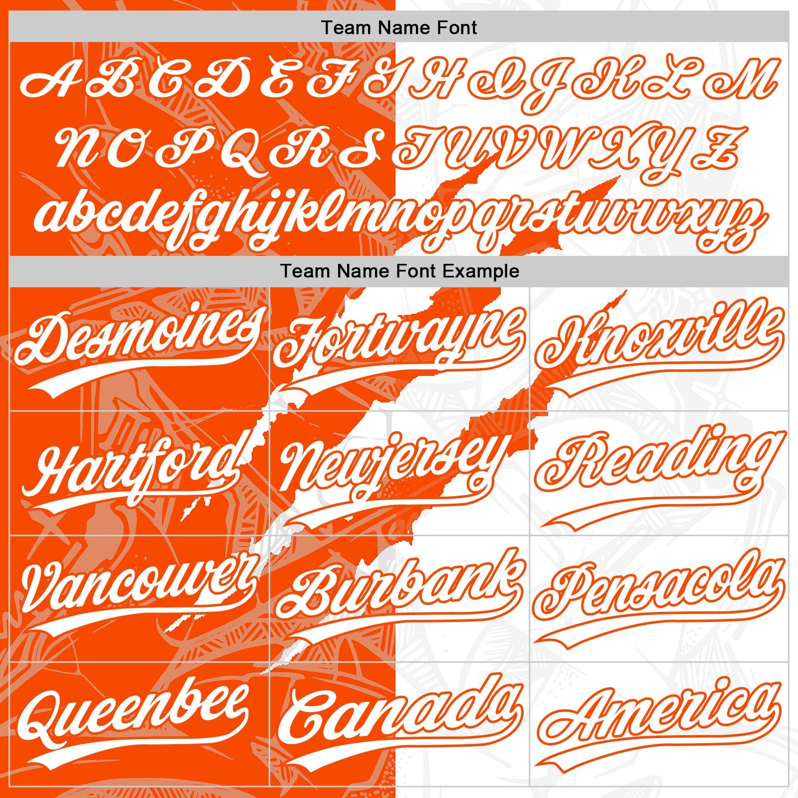 Custom Graffiti Pattern White-Orange 3D Scratch Two-Button Unisex Softball Jersey