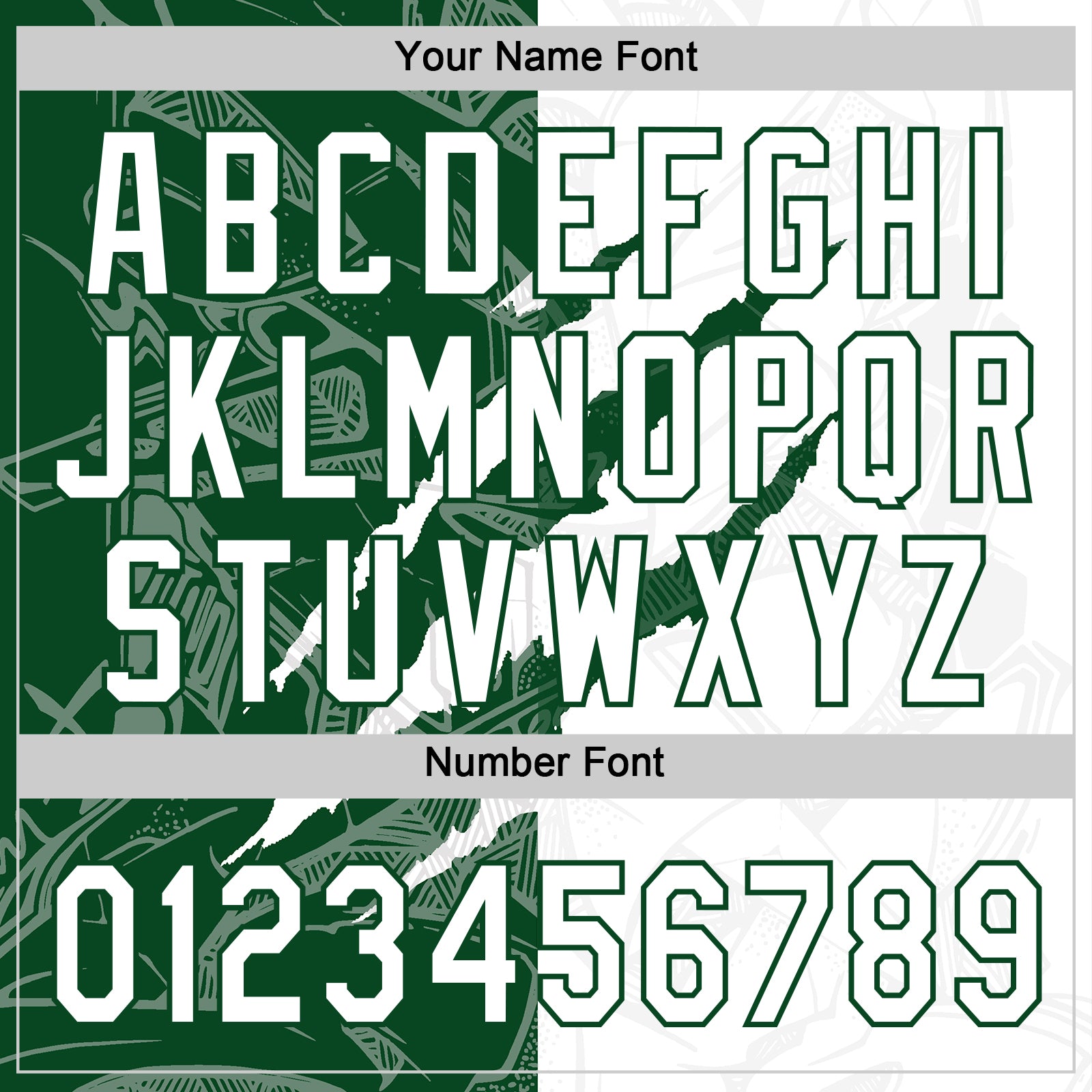 Custom Graffiti Pattern White-Green 3D Scratch Two-Button Unisex Softball Jersey