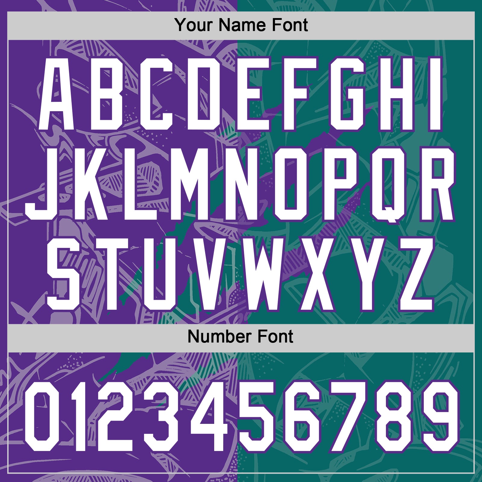 Custom Graffiti Pattern White Teal-Purple 3D Scratch Two-Button Unisex Softball Jersey