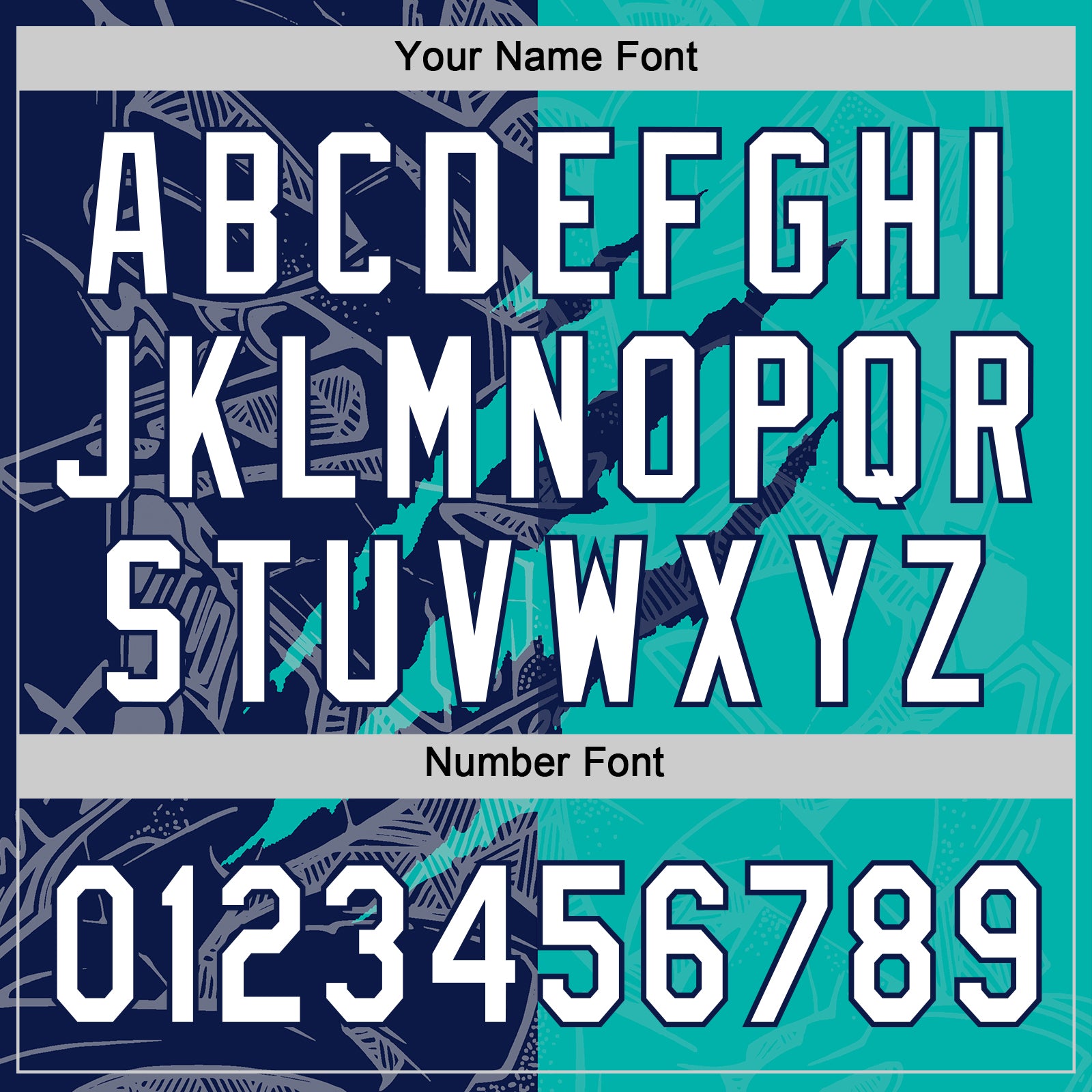 Custom Graffiti Pattern White Aqua-Navy 3D Scratch Two-Button Unisex Softball Jersey