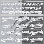 Custom Graffiti Pattern White Steel Gray-Gray 3D Scratch Two-Button Unisex Softball Jersey