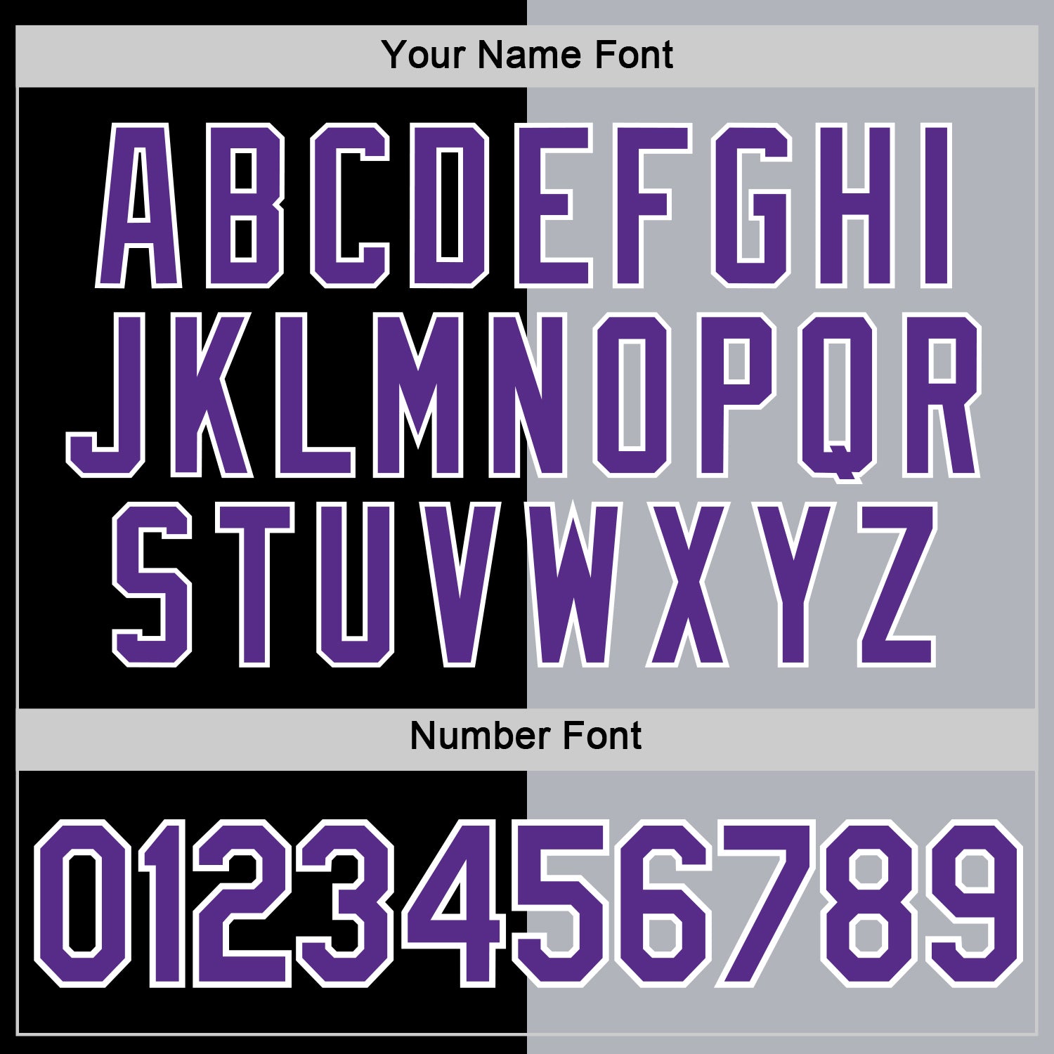 Custom Black Purple-Gray Split Fashion Performance T-Shirt