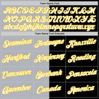 Custom Black Yellow-Gray Split Fashion Performance T-Shirt